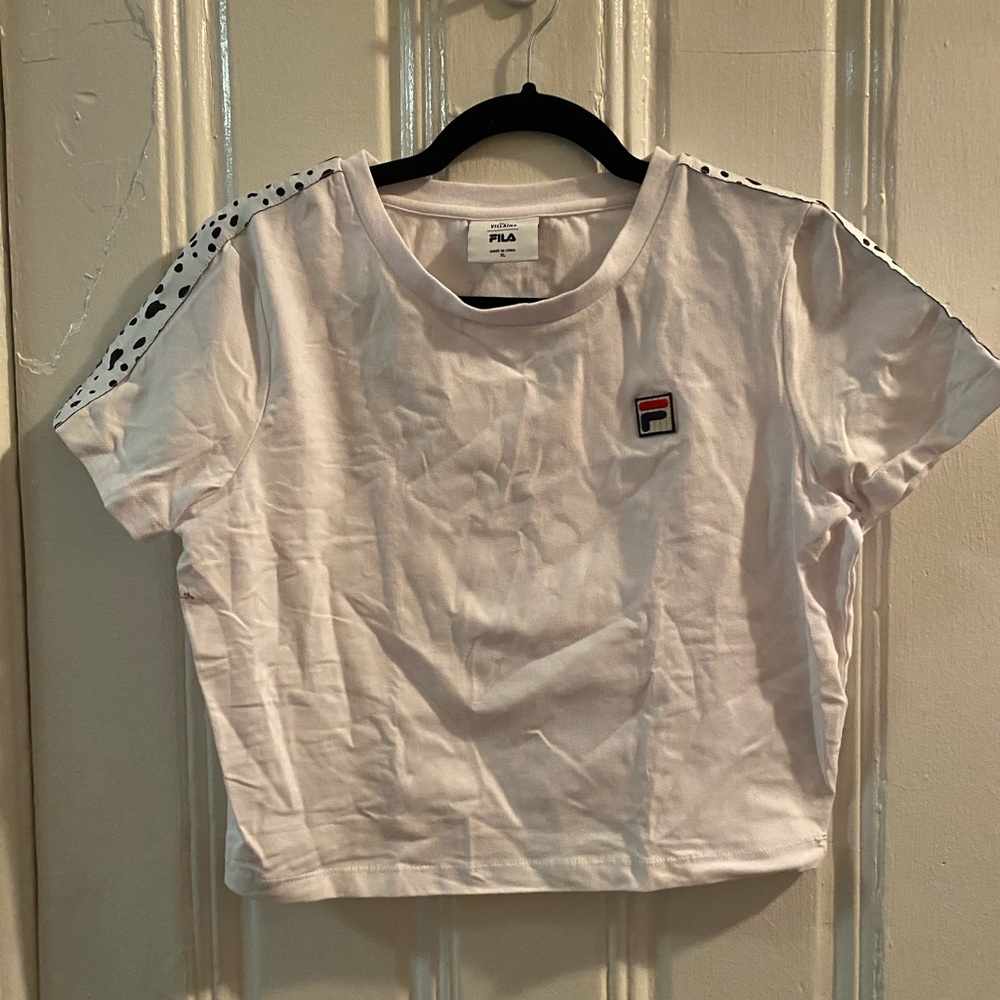 FILA x Disney Villains Cruella de Vil Crop Top